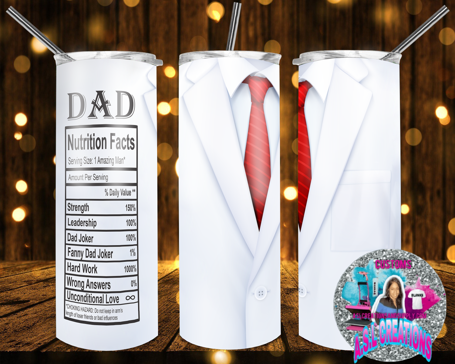 FATHER'S DAY TUMBLERS