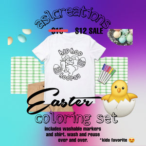 Easter coloring shirt